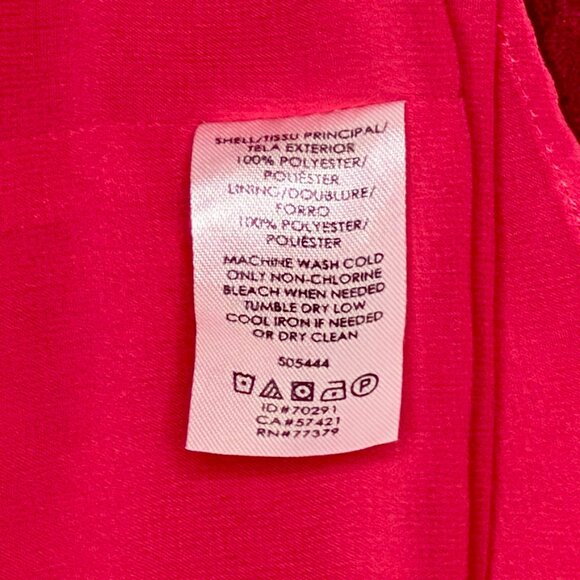 Ann Taylor Deep Red V-Neck Blouse - Picture 7 of 7